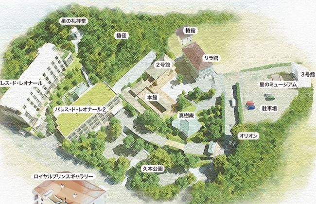 フィオーレの森内の地図を参考にして川崎や横浜からも大変便利の溝の口駅から徒歩7分のフットケアサロン心逢へ